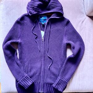 American Eagle Outfitters Sweater in dark purple, size M - NWT